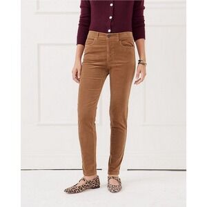 J.‎ McLaughlin Women's Corduroy Pants Size 8 Brown Straight Leg Casual